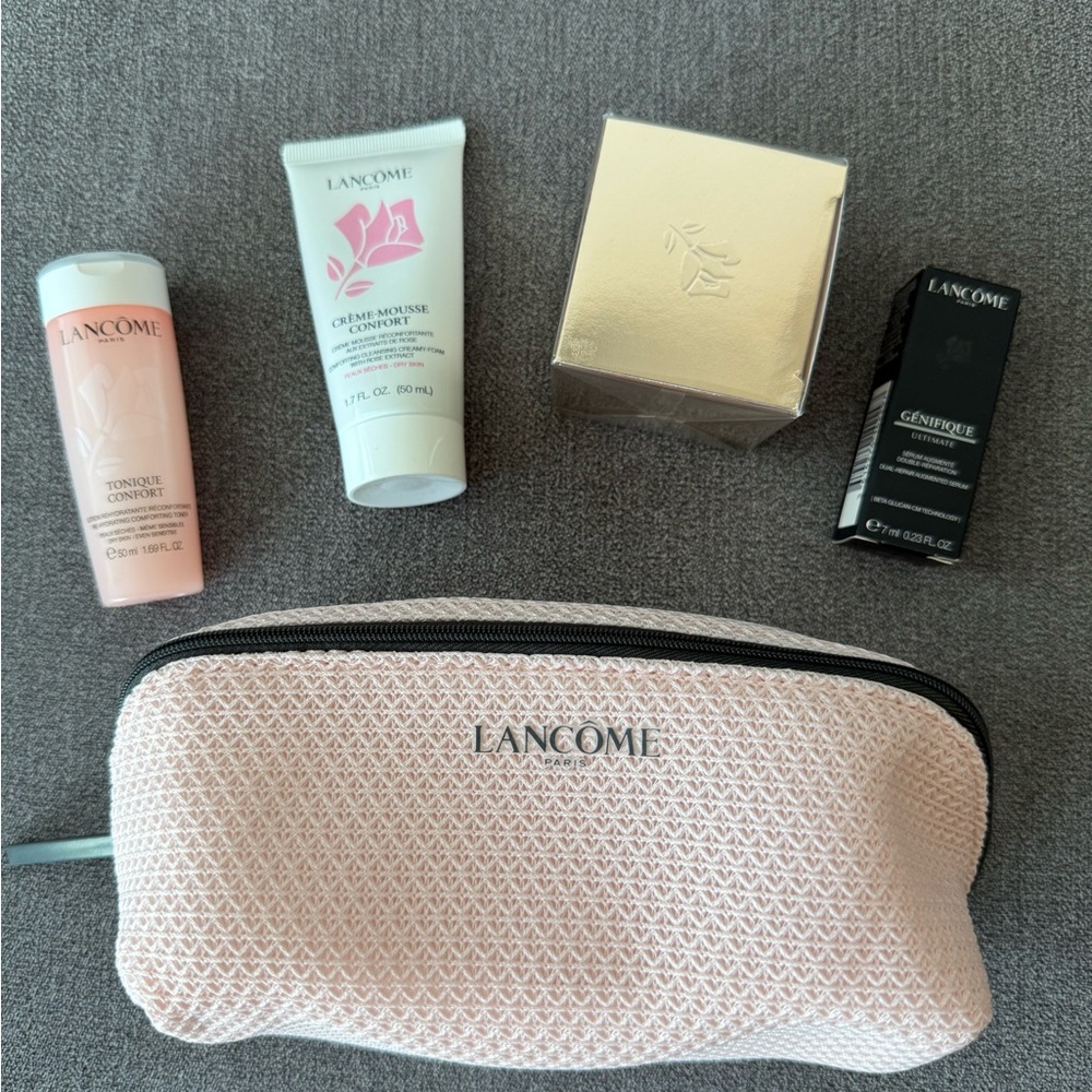 Lancome Skincare Set - Pink and White